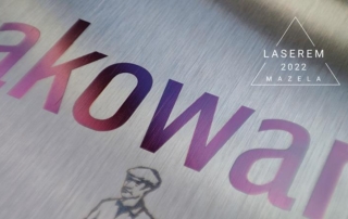 Laserowe kolorowe znakowanie stali nierdzewnej tytanu i chromu Warszawa
